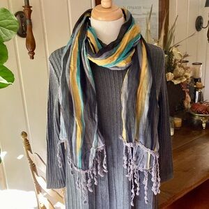 Striped Multicolor Scarf